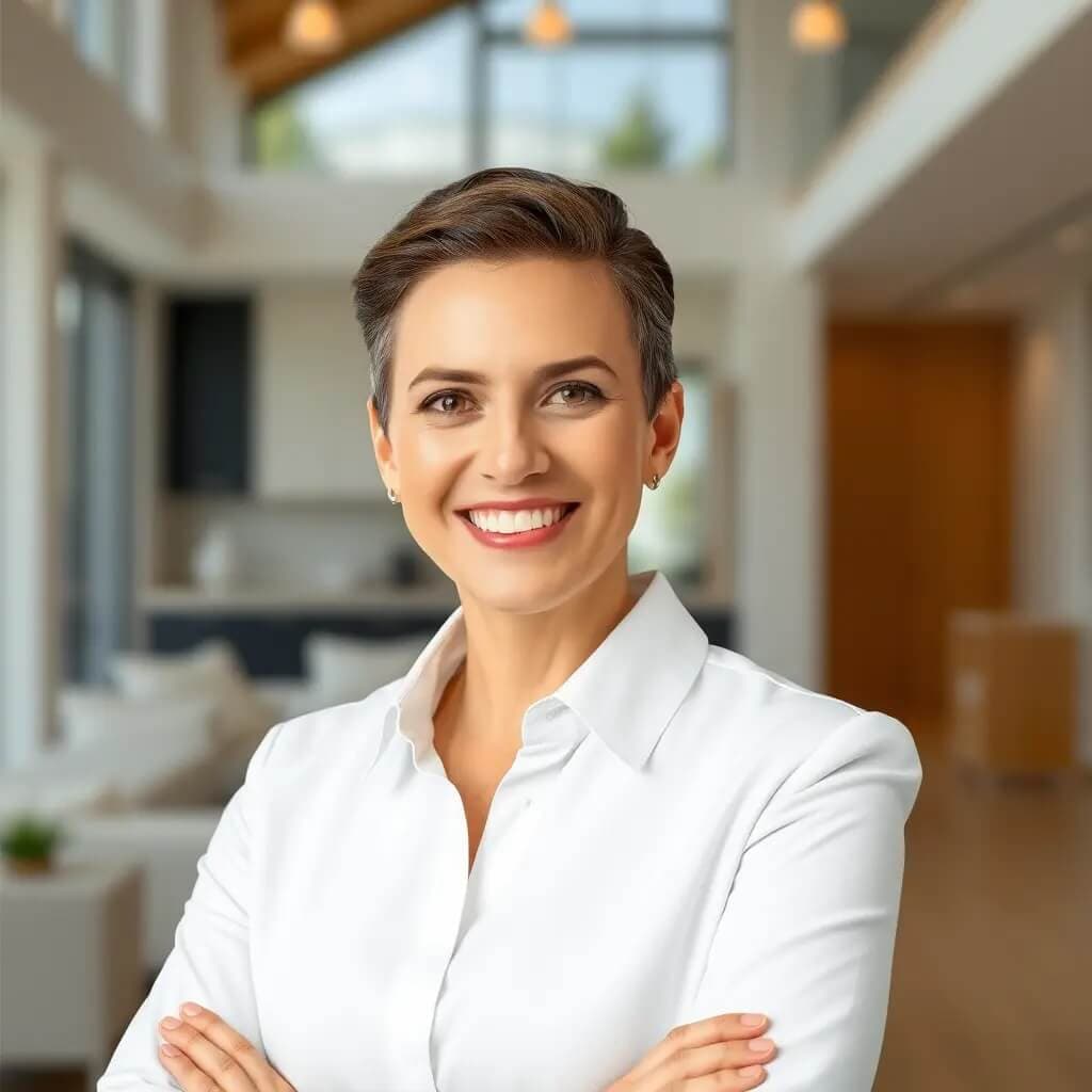 Professionelles KI-Porträt für Real Estate Agent