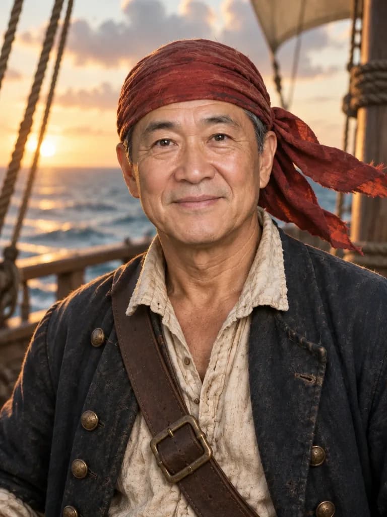 Estilo de retrato Pirate