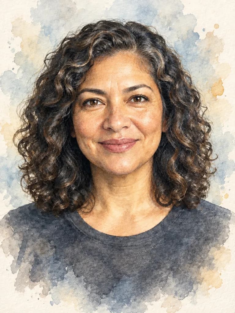 Estilo de retrato Watercolor