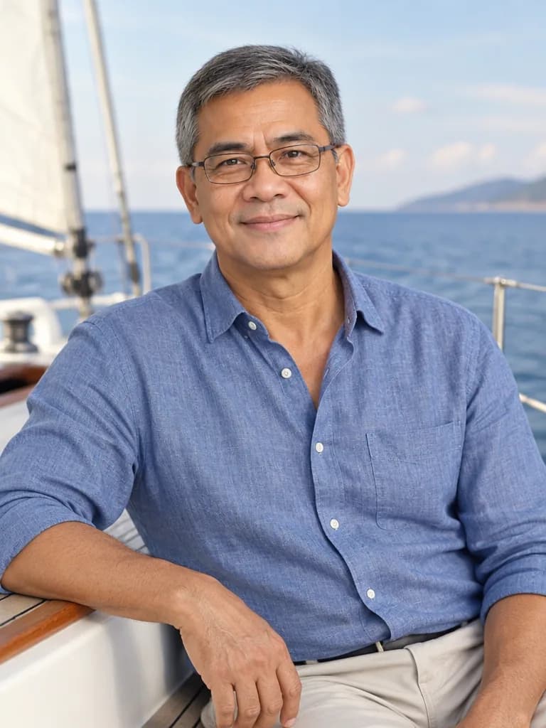 Estilo de retrato Yacht