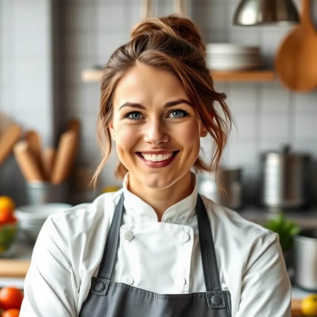 KI-Porträt für Chef or Food Blogger