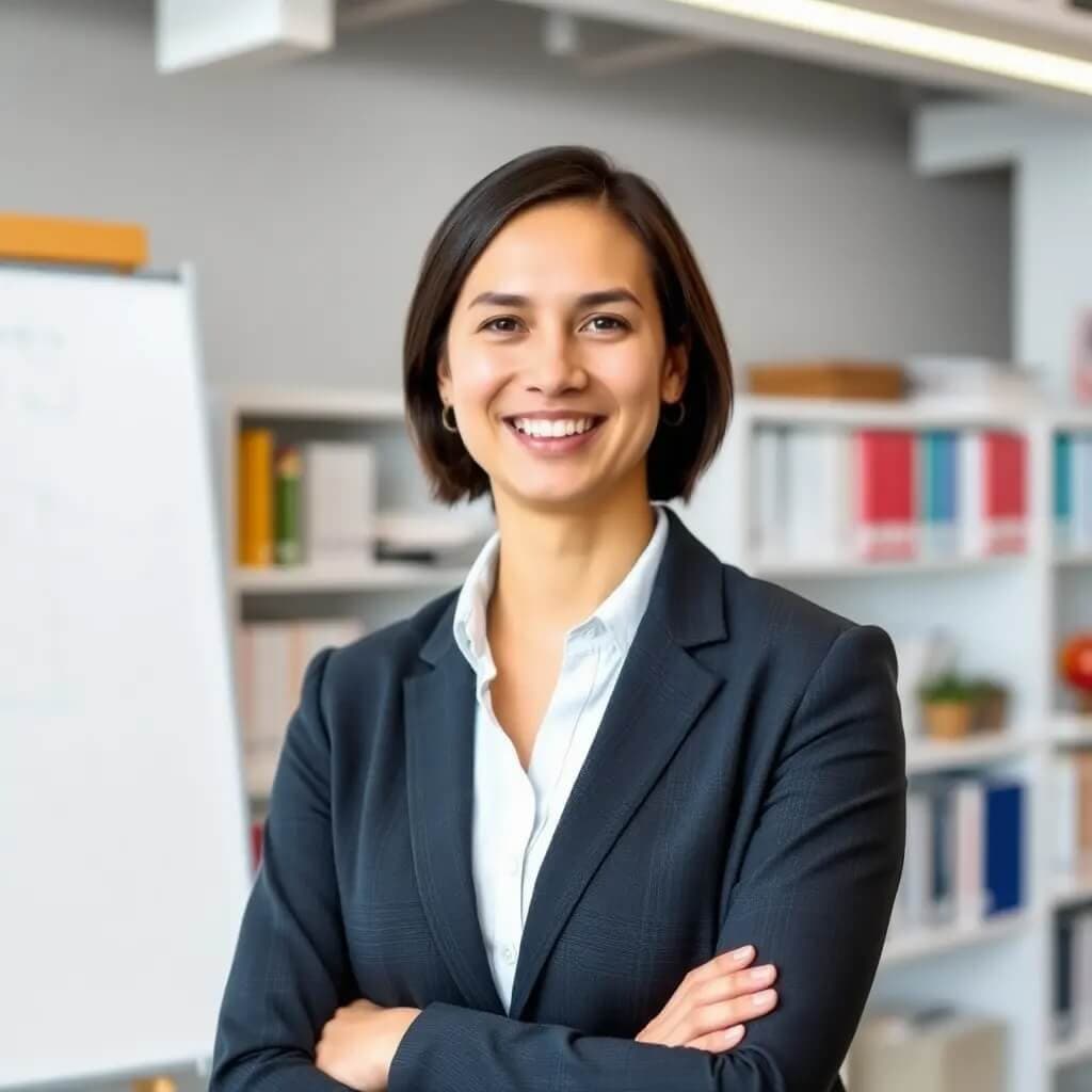 KI-Porträt für Online Course Instructor