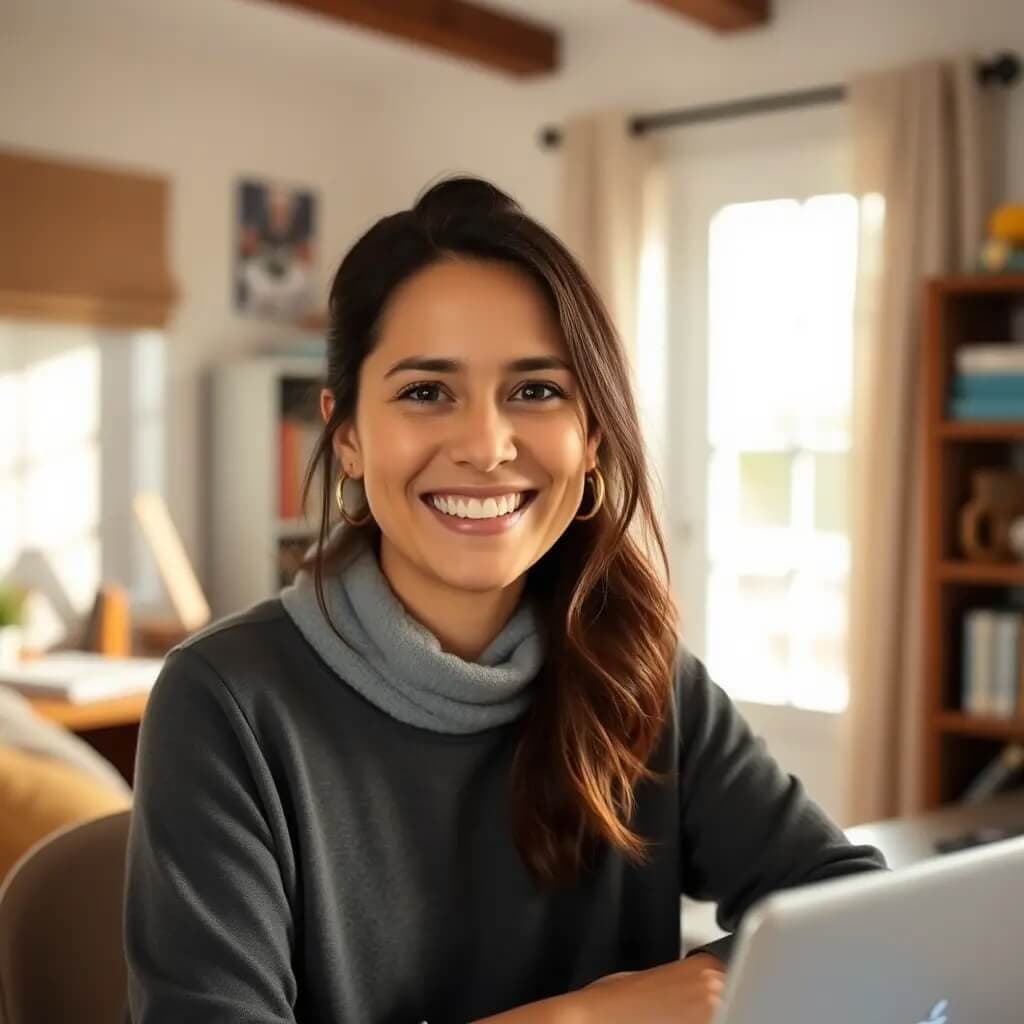 Potret AI profesional untuk Personal Blog