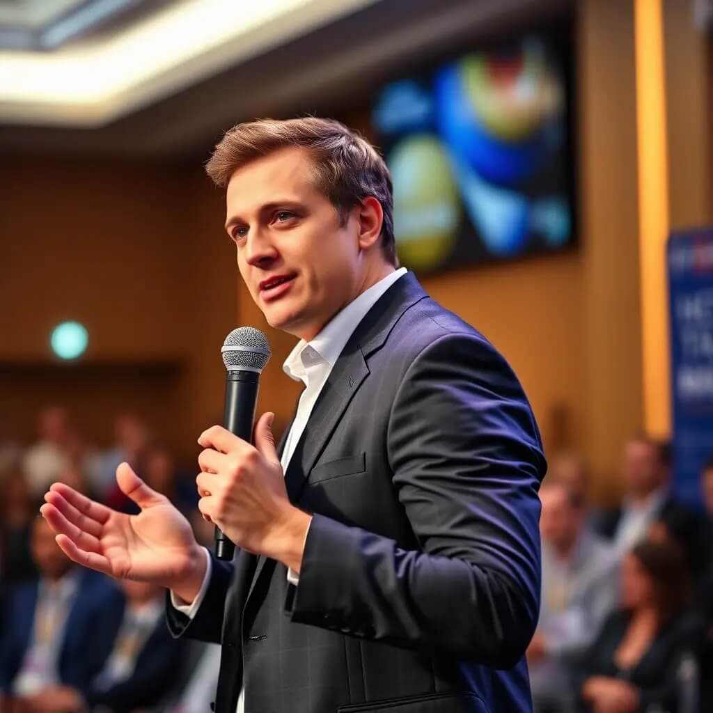 KI-Porträt für Speaking Engagement